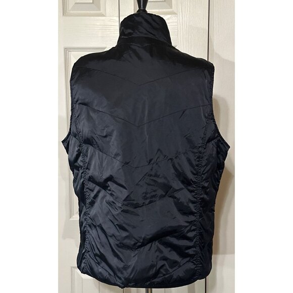 Eddie Bauer Brand Goose-Down Black Jacket Vest 100% Nylon Women's Size XL (READ) - Picture 2 of 15